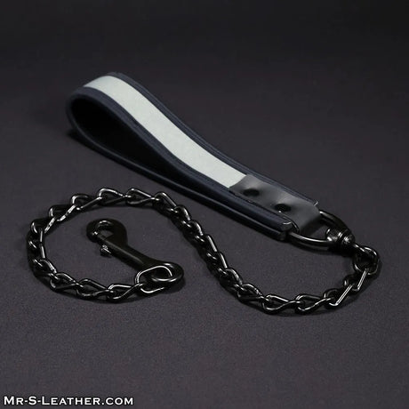 Mr S Leather Neoprene Puppy Leash Grey