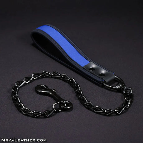 Mr S Leather Neoprene Puppy Leash Royal