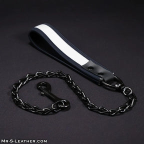 Mr S Leather Neoprene Puppy Leash White