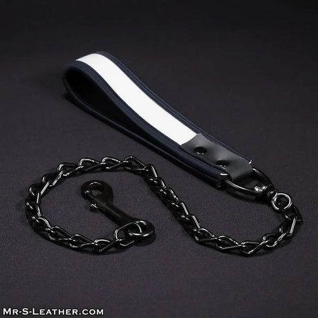Mr S Leather Neoprene Puppy Leash White