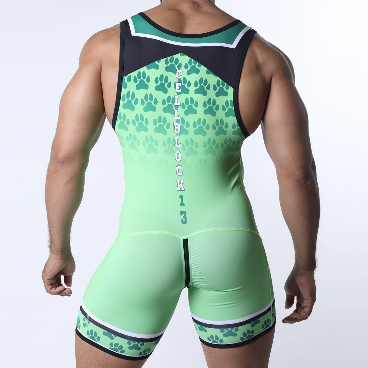 Cellblock 13 Muzzle Up Singlet Green
