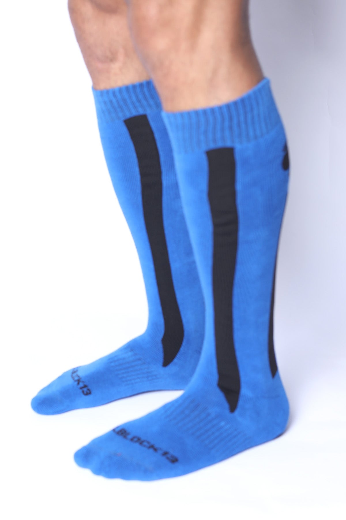 Cellblock 13 Muzzle Up Knee High Socks Blue