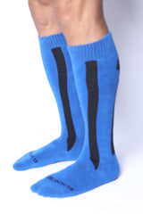 Cellblock 13 Muzzle Up Knee High Socks Blue