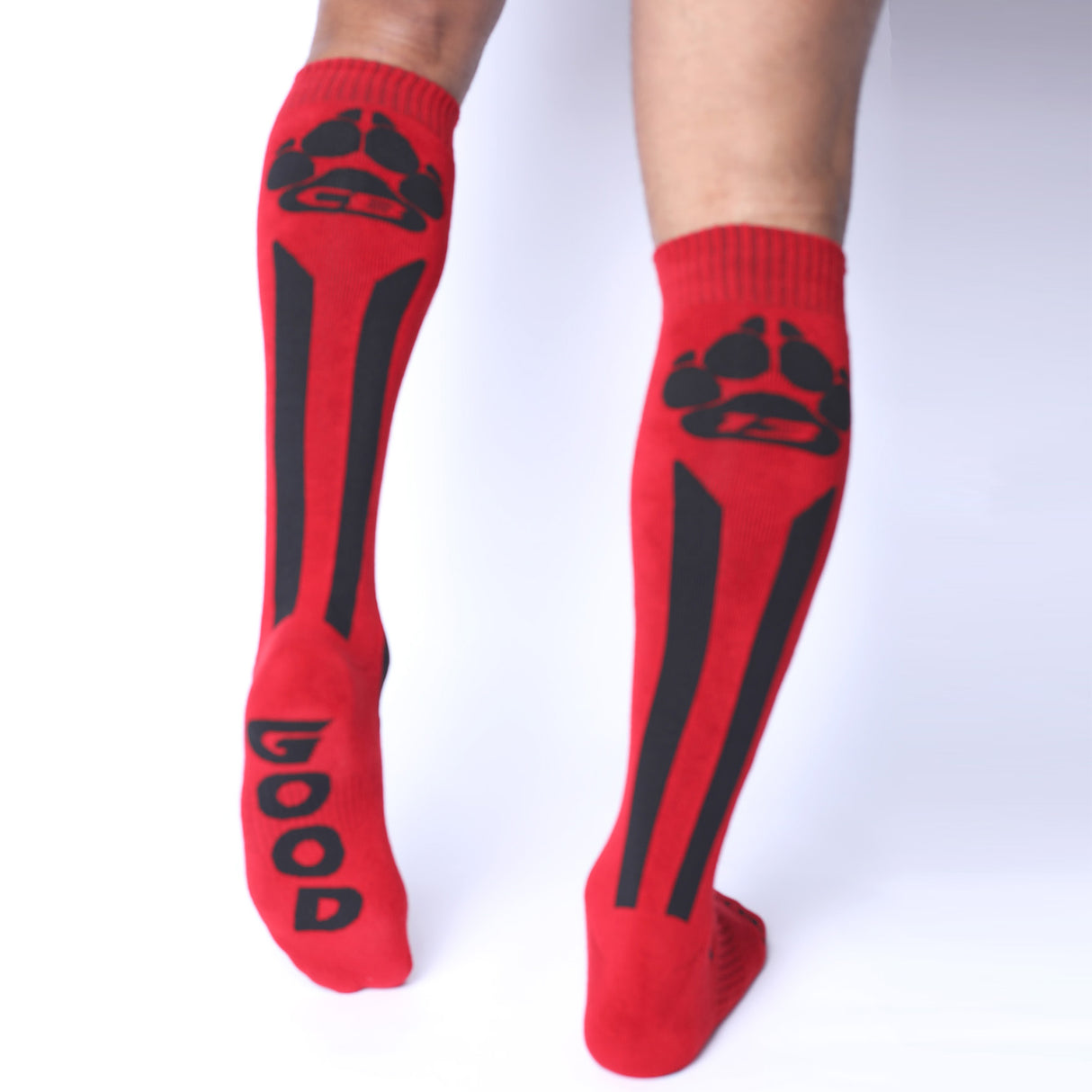 Cellblock 13 Muzzle Up Knee High Socks Red