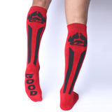 Cellblock 13 Muzzle Up Knee High Socks Red