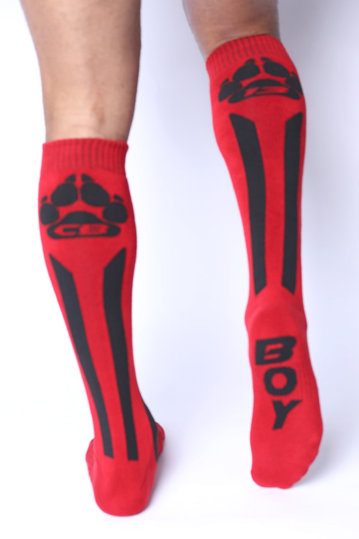 Cellblock 13 Muzzle Up Knee High Socks Red