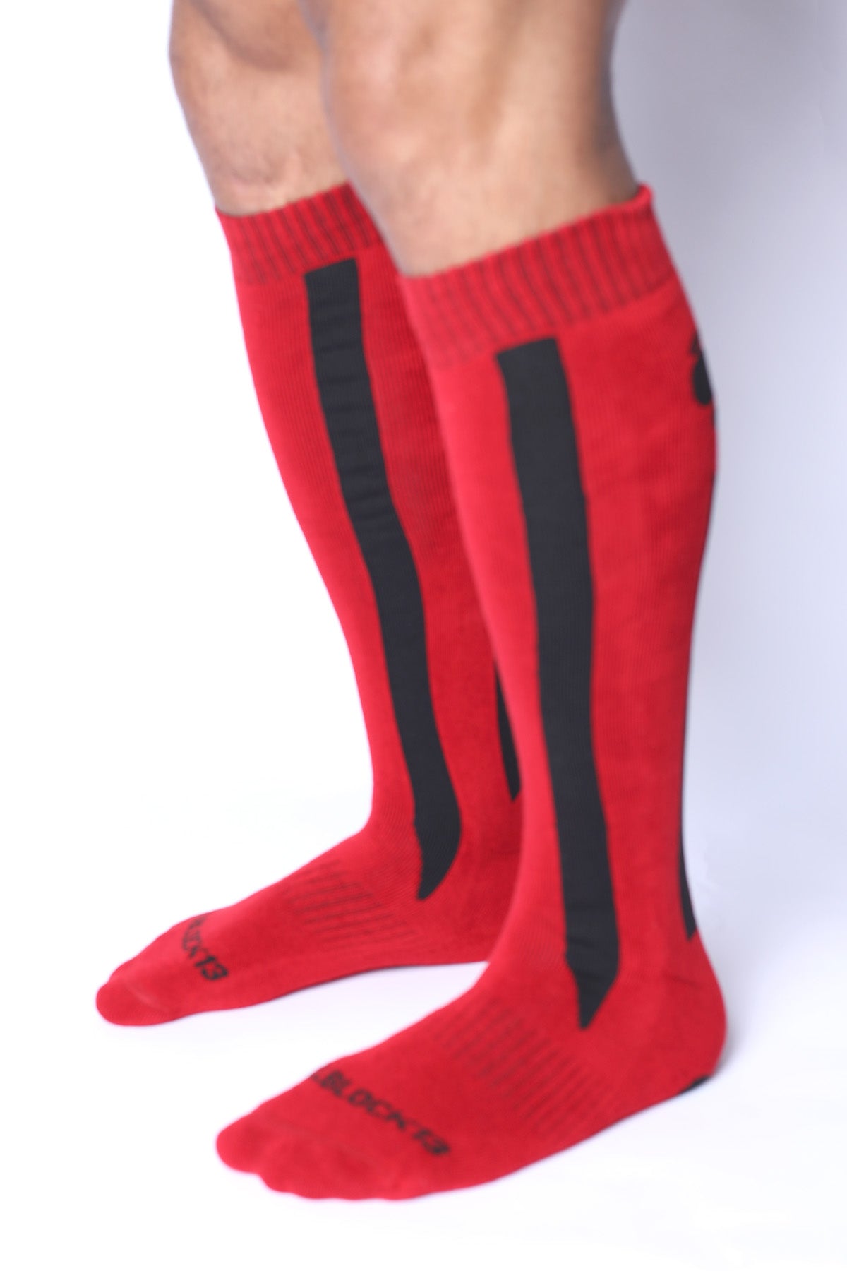 Cellblock 13 Muzzle Up Knee High Socks Red