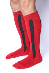 Cellblock 13 Muzzle Up Knee High Socks Red