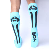Cellblock 13 Muzzle Up Knee High Socks Turquoise