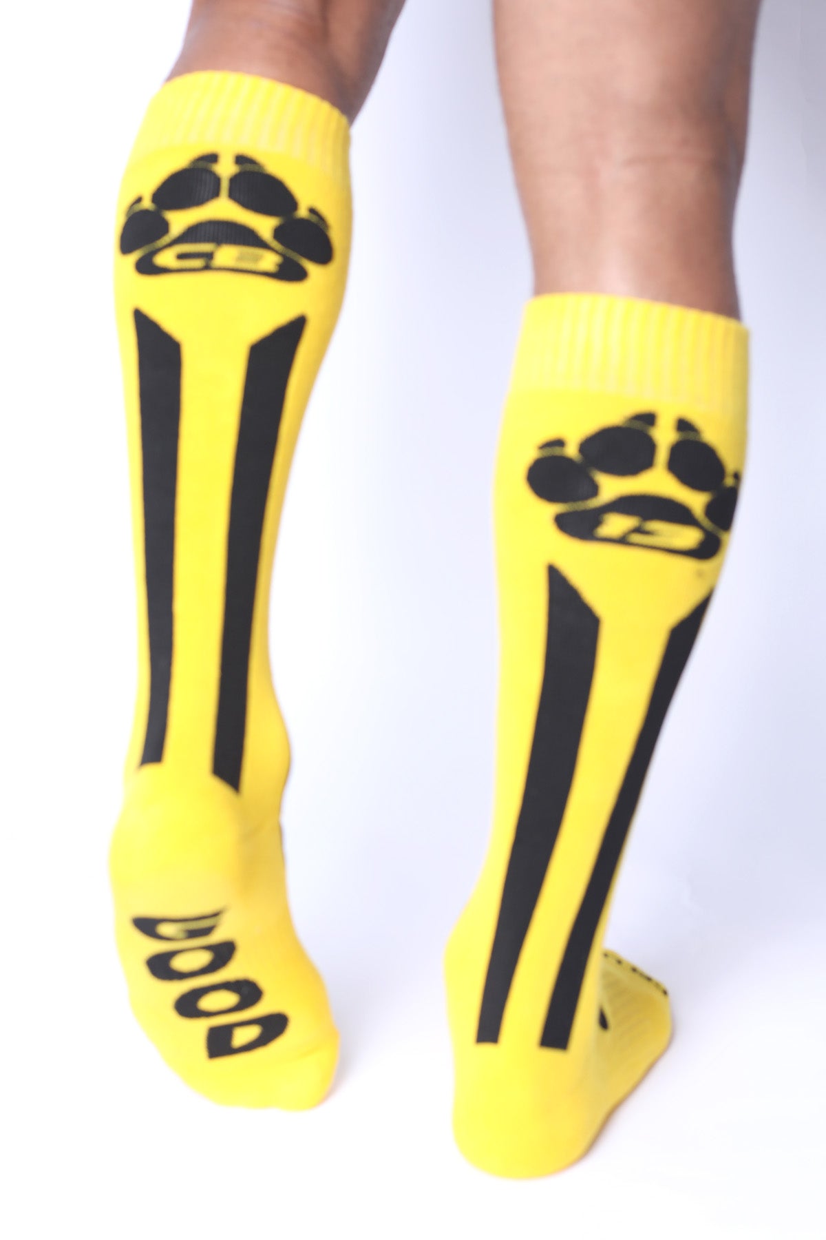 Cellblock 13 Muzzle Up Knee High Socks Yellow