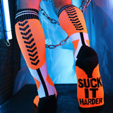 Breedwell Sucker Socks Neon Orange
