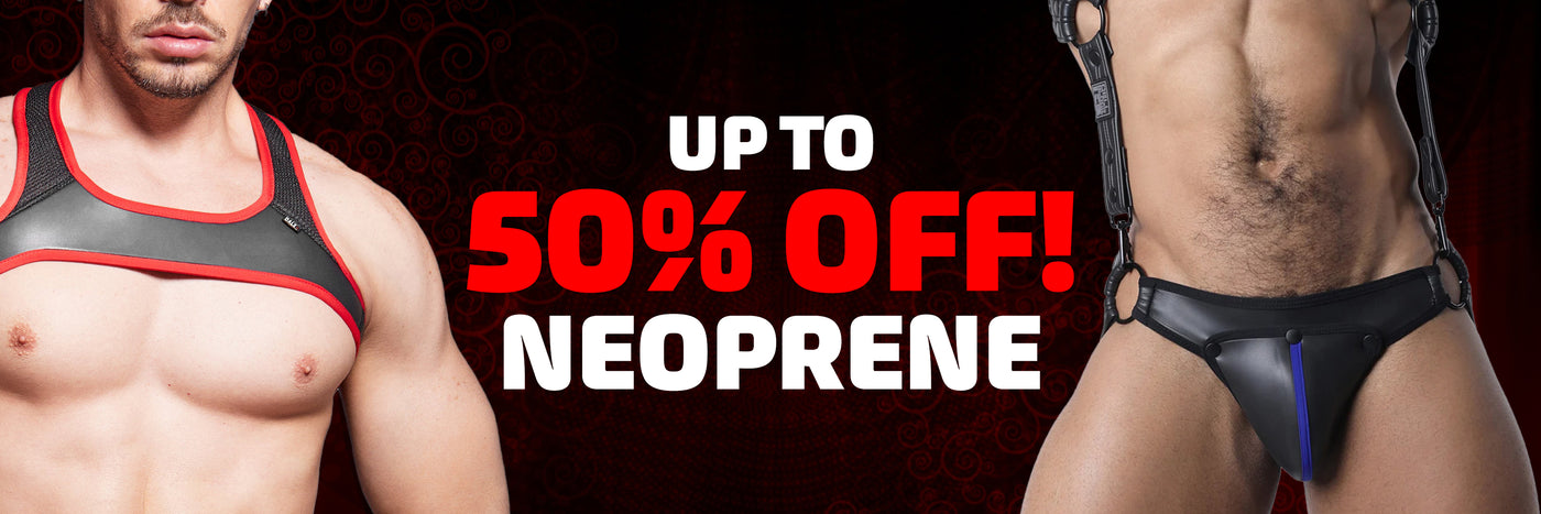 Neoprene Gear up to Half Price