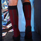 Breedwell Sir Splurge Socks Oxblood