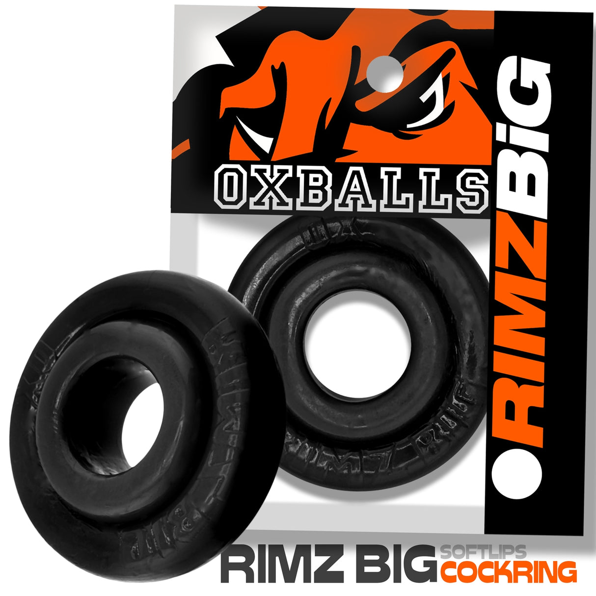 Oxballs Rimz Big Cock Ring Black