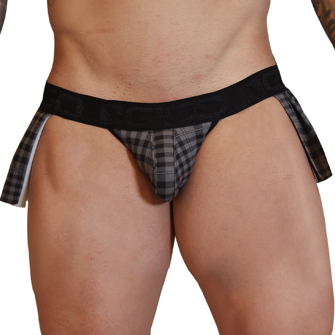 Gigo Oxford Jockstrap Skirt Grey