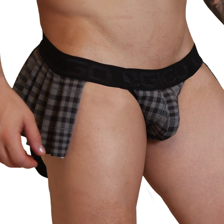 Gigo Oxford Jockstrap Skirt Grey