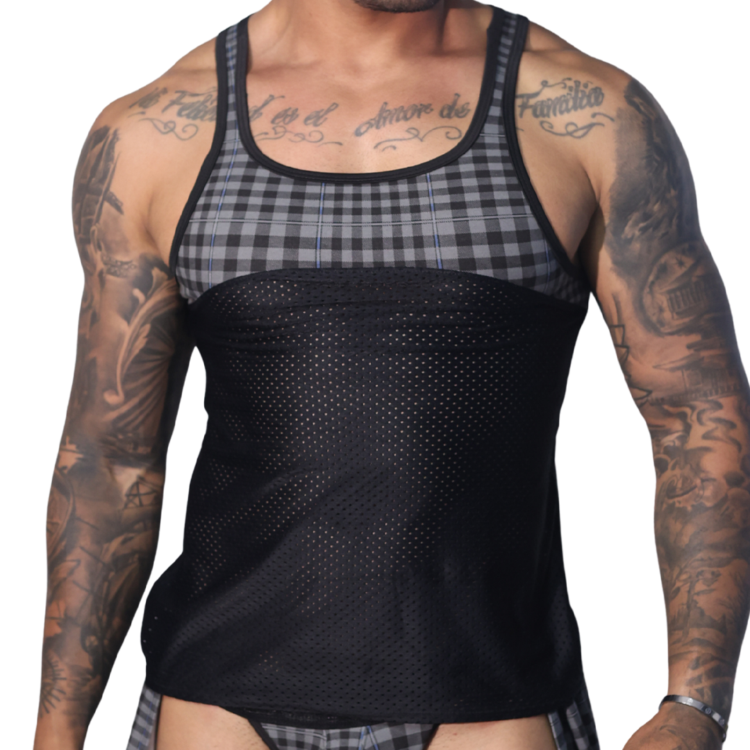 Gigo Oxford Tank Top Grey