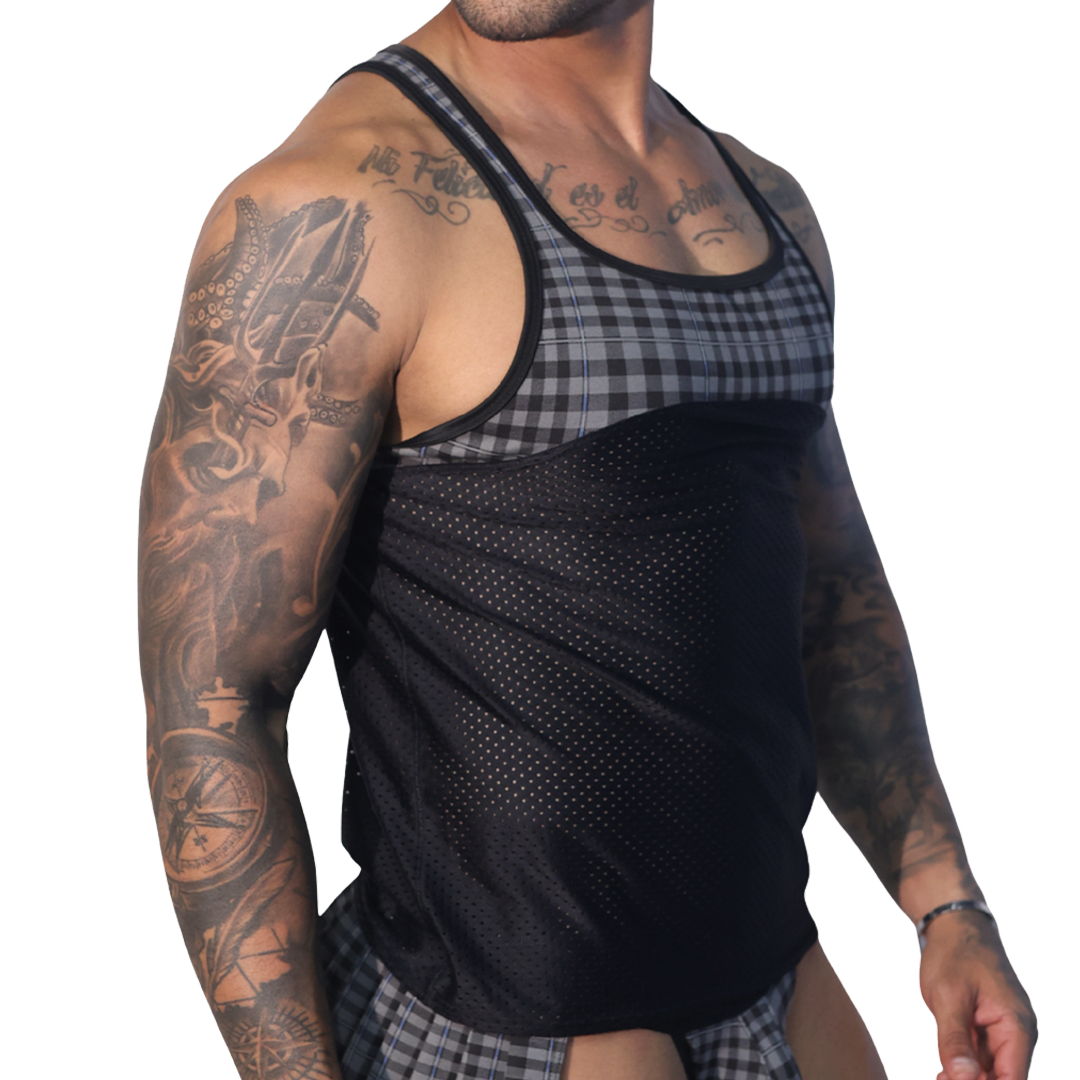 Gigo Oxford Tank Top Grey