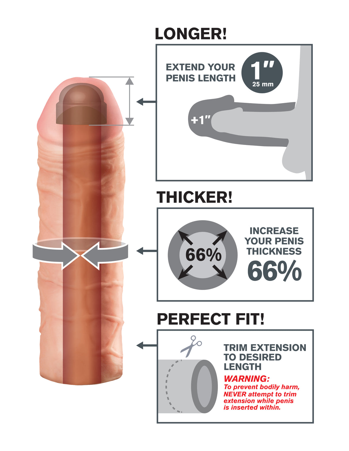 Fantasy X Tensions Perfect 1 Inch Mega Extender Light