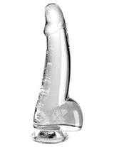 Pipedream King Cock Clear 7.5 Inch Dildo with Balls