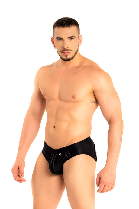 Dale Mas Biker + Kinky Jock Brief Black