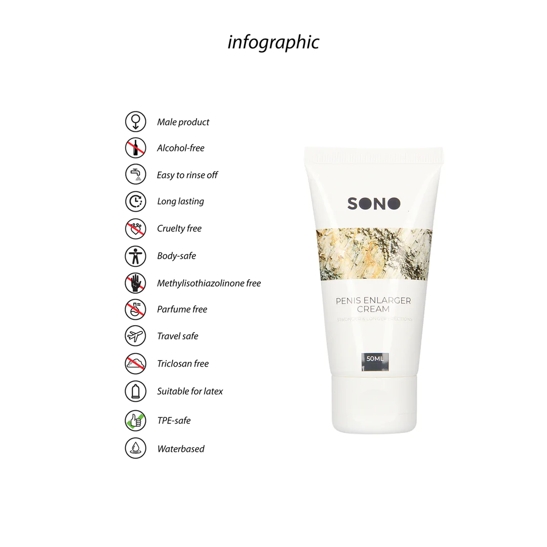 SONO Penis Enlarger Cream 50ml