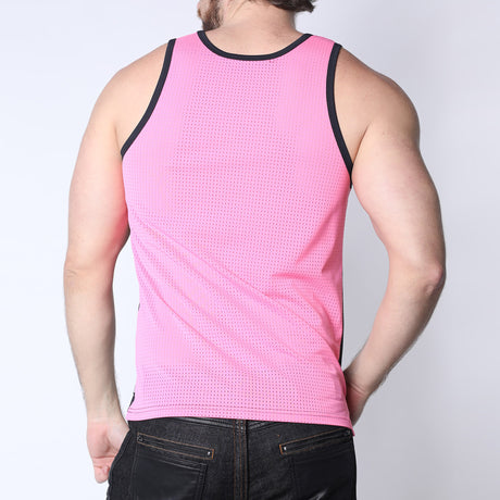 Cellblock 13 Kennel Club Dark Pup Tank Top Pink