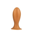 PLUG IT Egg Silicone Butt Plug Gold 3.1 Inch