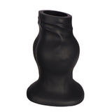 PLUG IT Pig Hole Hollow Silicone Fuck Plug Black Large