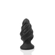 PLUG IT Spin Silicone Butt Plug 4.7 Inch