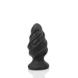 PLUG IT Spin Silicone Butt Plug 5.5 Inch