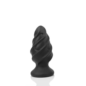 PLUG IT Spin Silicone Butt Plug 5.5 Inch