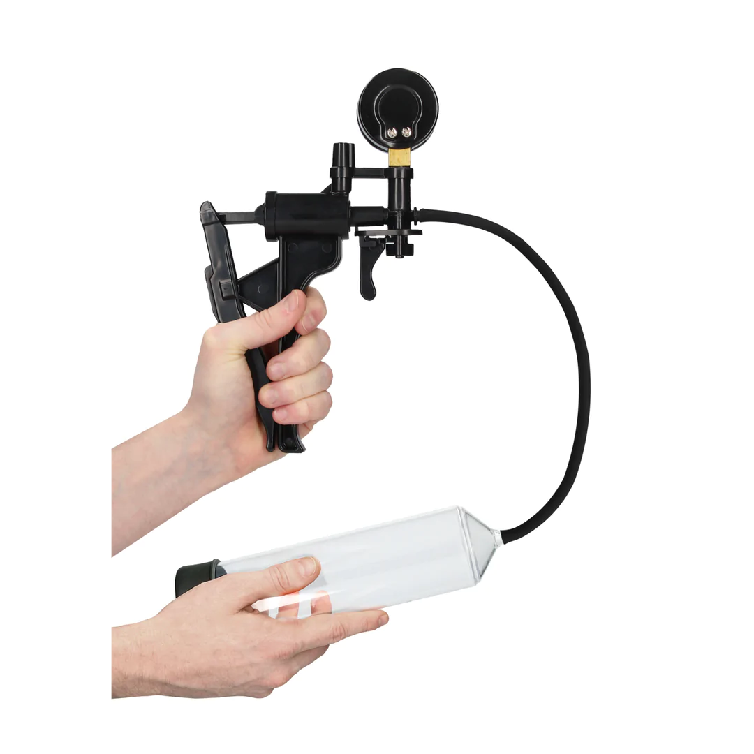 Pumped Elite Beginner Pump with PSI Gauge Clear