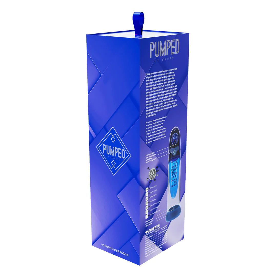 Pumped Aqua Pro Submersible Automatic Cock Pump Blue