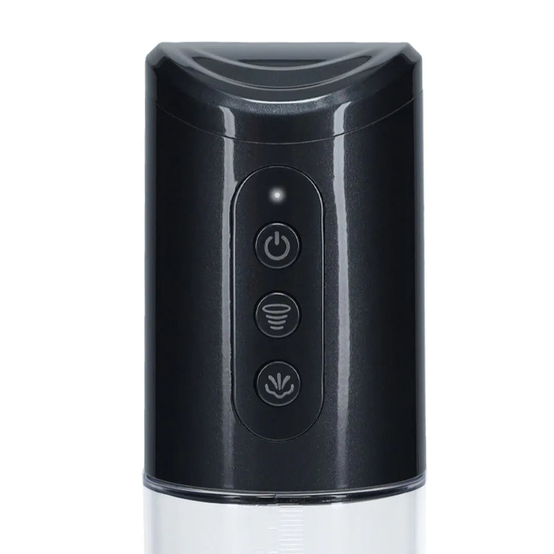 Pumped HyperPump Rechargeable Penis Pump Gun Metal