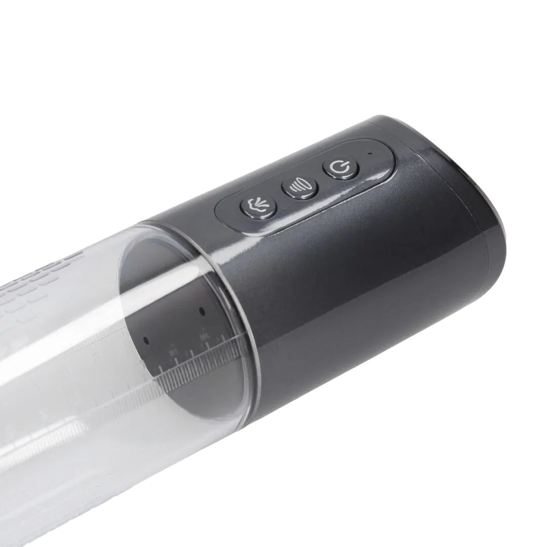 Pumped HyperPump Rechargeable Penis Pump Gun Metal