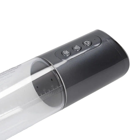 Pumped HyperPump Rechargeable Penis Pump Gun Metal