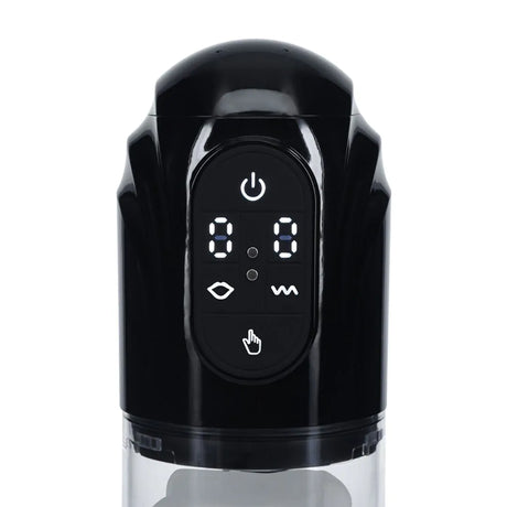 Pumped TechnoThrust Automatic Waterproof Masturbator Pump Black