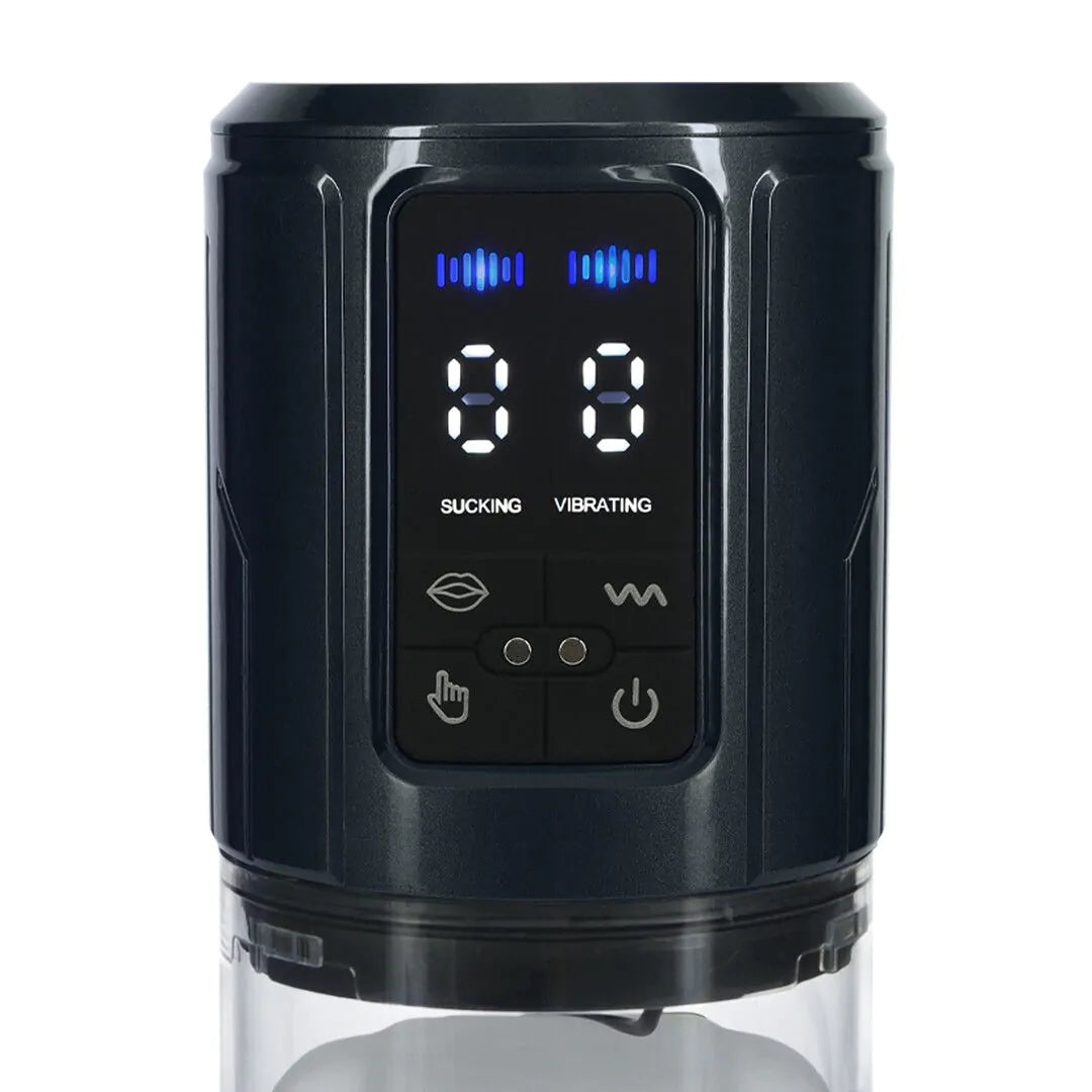 Pumped UltraLift Automatic Waterproof Masturbator Pump Gun Metal