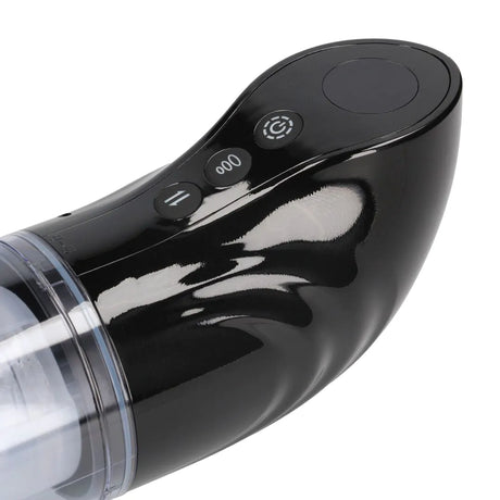 Pumped StrokeMate Suction Rotate and Thrust Masturbator Pump Black