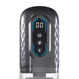 Pumped Vortex Suction Rotate and Thrust Masturbator Pump Gun Metal