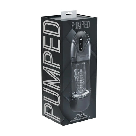 Pumped SonicPull Suction Vibration Masturbator Pump Multimedia Enhanced