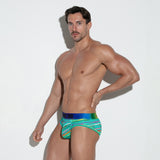 Code 22 Pride Mesh Brief Tuquoise