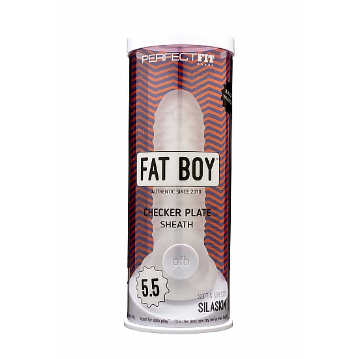 Perfect Fit Fat Boy Checker Plate Sheath 5.5 Inch
