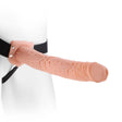 Pipedream Fetish Fantasy Series 11 Inch Hollow Strap On Flesh