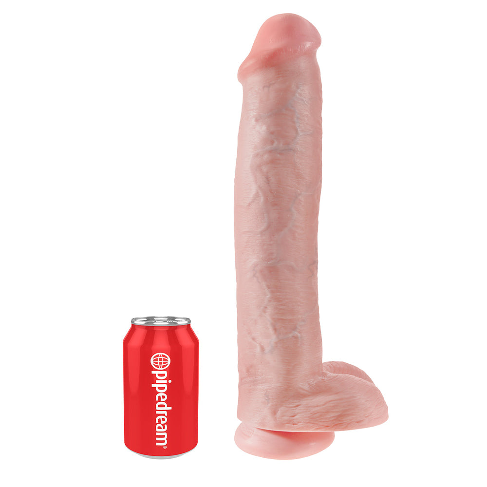 Pipedream King Cock 15 Inch Dildo with Balls Flesh
