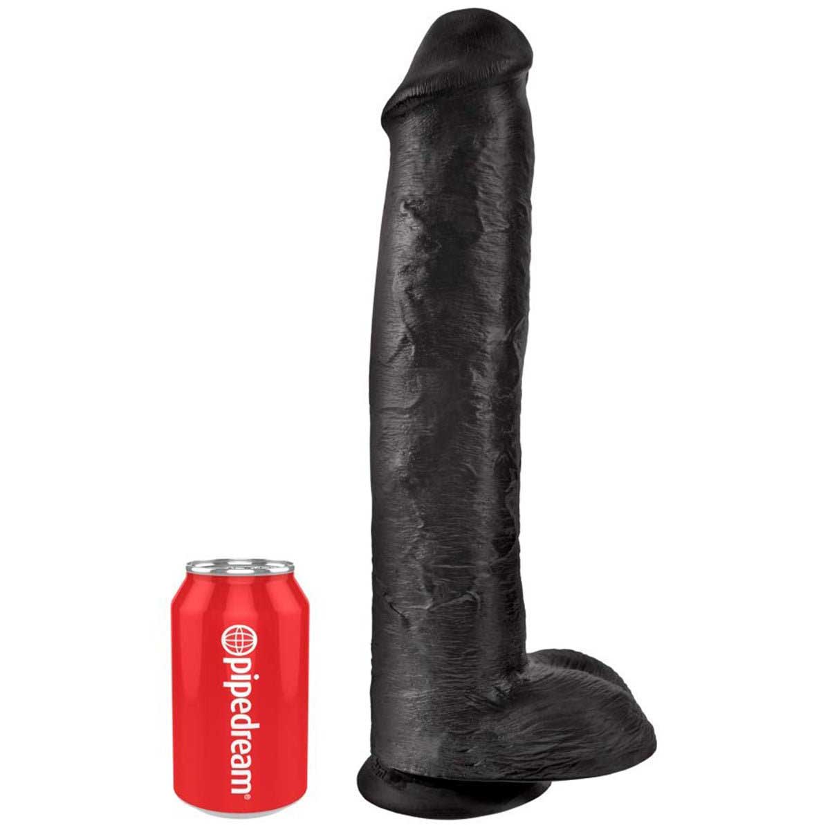 Pipedream King Cock 15 Inch with Balls Black
