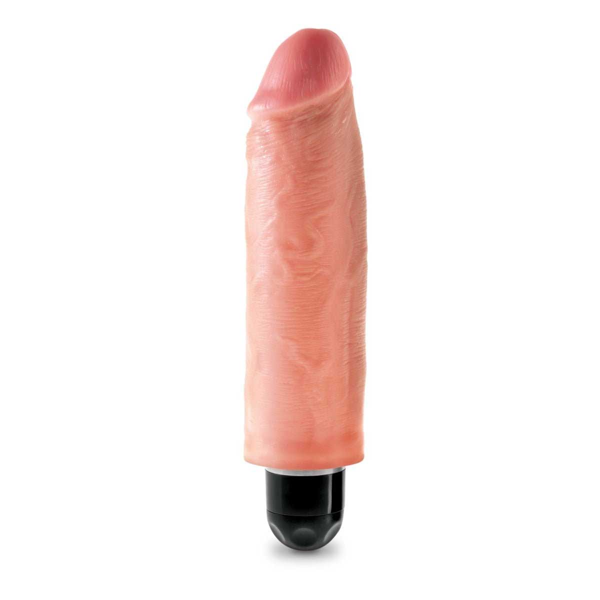 Pipedream King Cock 6 Inch Vibrating Stiffy Vibrator Flesh

