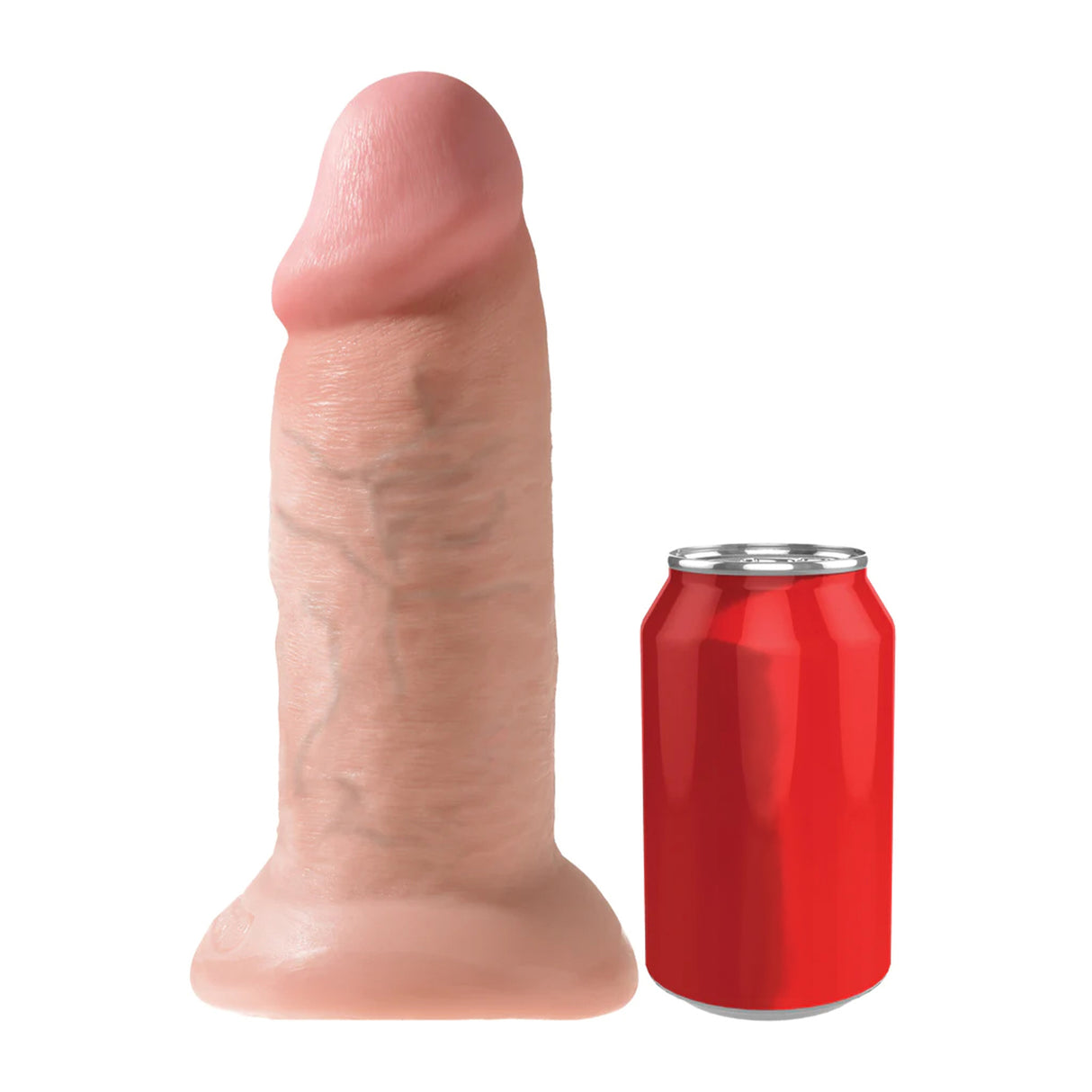 Pipedream King Cock Chubby 10 Inch Dildo Light