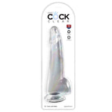 Pipedream King Cock Clear 10 Inch Dildo with Balls

